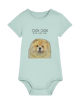 Cutest Little Pup: Fawn Chow Chow Baby Bodysuit!