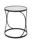Black metal nesting side tables with mirrored glass surfaces, modern decor accent
- **Keywords included:** black metal, nesting side tables, mirrored glass, modern decor
- **Clear description:** Describes the tables' material, design, and purpose
- **SEO & accessibility optimized:** Concise, informative, and avoids redundancy by Sostter at brixbailey.com