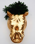 Greek Gold Gilded Wall Planter-1