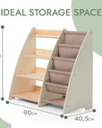 2in1 Montessori Shelf for Books and Toys-1