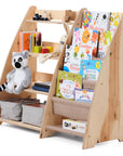 2in1 Montessori Shelf for Books and Toys-6