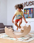 2in1-Montessori Wooden Seesaw-Table Chair Set-4
