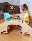 2in1-Montessori Wooden Seesaw-Table Chair Set-1