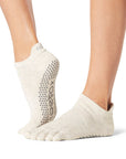 ToeSox Low Rise Full Toe Women's Yoga Grip Socks