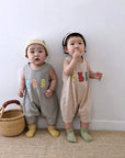 Introducing the 2024 Baby Romper - Adorable Sleeveless Bear Print Jumpsuit for Sunny Days & Playtime Fun by Baby Lamby at brixbailey.com