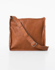 Folk One Shoulder Leather Bag in Peanut