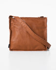Folk One Shoulder Leather Bag in Peanut