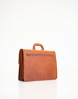 Leather Briefcase Number 99 in Cognac