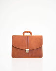 Leather Briefcase No. 99 - Cognac