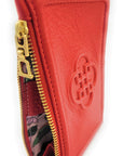 SADDLER PIPER Real Leather Designer Top Zip Card Holder | Gift Boxed