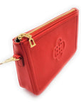 SADDLER FRANKIE Real Leather Designer Zip Top Make-up Pouch| Gift Boxed