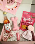 Birthday Girl Dog Hamper - Treats and Toys