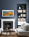 Boxfields at Dawn luxury fine art giclee print, premium contemporary landscape artwork, hand signed limited edition, Wiltshire countryside decor by Michael Sutherland Art at brixbailey.com