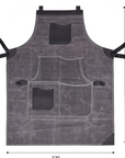 Arucas Leather Canvas Apron
