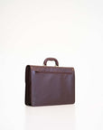 Leather Briefcase No. 99 - Dark Brown