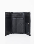 RFID Leather Wallet with Secure Card Storage and Coin Pocket