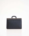 Leather Briefcase No. 99 - Black