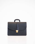 Leather Briefcase No. 99 - Black