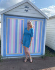 Petite Blue Dress with Pockets | Flattering Fit | UK Petite Women’s Dress