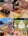 Fairy Gardening Kit for kids | Sensory Play set with Apron,Tray, Shovel, Fairies, Soil & Seeds | The Playmakers Co