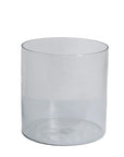 Medium Clear Glass Cylinder Vase