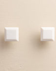Samara White Stone Drawer Knobs