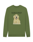 Golden Retriever Vibes: Sustainable Men’s Sweatshirt
