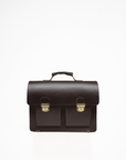 Dark Brown Briefcase No 35 Leather Work Bag