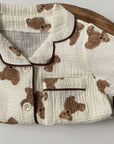 Cozy Bear Pyjamas - PJ Set 100% Cotton