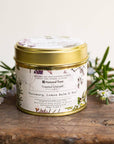 Rosemary, Lemon Balm & Bay Candle in a Matt Gold Tin