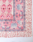 Pink Herald Tablecloth