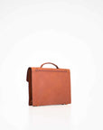 Cognac Leather Briefcase No 21