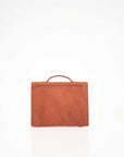 Cognac Leather Briefcase No 21