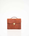 Cognac Leather Briefcase No 21