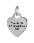 Baby Footsteps Personalised Silver Charm
