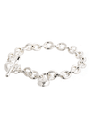 Lifetime Silver Heart Charm Bracelet