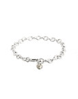 Mini Lifetime Silver Heart Charm Bracelet