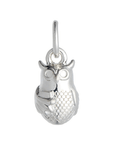 Owl Personalised Silver Charm