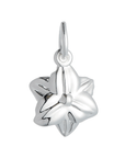 Daffodil Flower Silver Charm