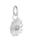 Daisy Flower Silver Charm