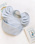 Sky Ruffle Angel Bib