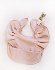 Peach Blush Ruffle Angel Bib