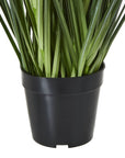 Vibrant Blue Agapanthus Faux Plant in Decorative Pot