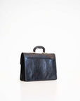 Classic Leather Briefcase Black Finish