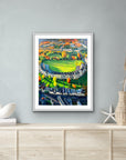 Premium Royal Crescent Bath Landscape Art Print, Luxury Giclee Reproduction in A2 or Canvas, Hand Signed by Artist Michael Sutherland by Michael Sutherland Art at brixbailey.com
