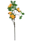 Pack of 6 x 60cm Flower Foliage Spray - Orange-2
