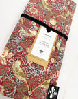 Strawberry Thief Red Drying Mat