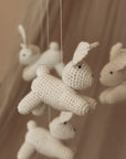 Handmade Crochet Bunny baby mobile-2