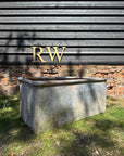 Reclaimed Galvanised Trough Garden Planter / Raised Flower Bed Plant Pot 1B