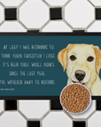 Starving Since Breakfast Pet Bowl Mat – Featuring the Yellow Labrador